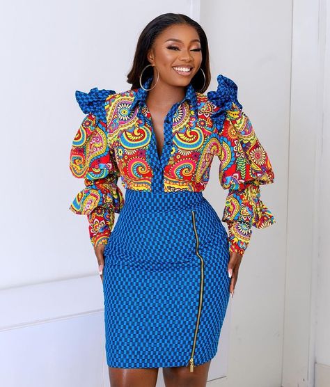 African Dress For Women, Ankara Skirt Styles, Ankara Skirt And Blouse Styles, African Party Dresses, Ankara Skirt And Blouse, Dress Ankara, Ankara Dress Styles, Ankara Skirt, African Wear Dresses