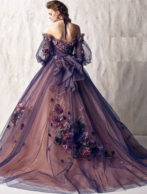 Ball Gowns Fantasy Fairytale, Ball Gowns Fantasy, Yumi Katsura, Baju Kahwin, Ball Gowns Aesthetic, Fairytale Gown, 파티 드레스, Fantasy Gowns, Fairytale Dress