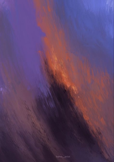 Digital art by Mohammed ahmed #aesthetic #art #abstract #sunset #harmony #purple #orange #blue Purple And Orange Aesthetic, Abstract Sunset, Orange Painting, Grey Art, Orange Aesthetic, Purple And Orange, Abstract Illustration, Orange Grey, Purple Orange