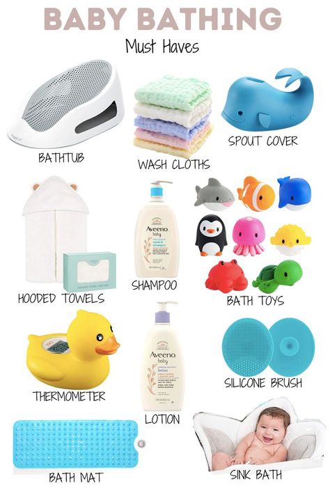 New Born Baby Boy Essential, New Born Baby Essential Things, Baby Hygiene Essentials, First Time Baby Must Haves, Must Have Newborn Items, Baby Boy Must Haves, Baby Accessories Must Have, Baby Bath Organization, Baby Bath Caddy