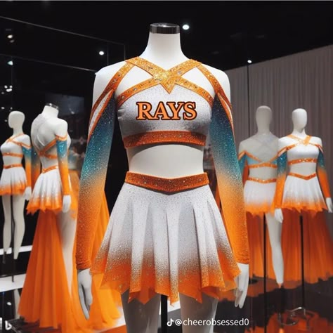 Cheerdance Uniform Ideas, Cheerdance Uniform, Cheerleaders Outfits, Ua Uniforms, Sports Day Outfit, Cheerleader Uniforms, Cheerleader Halloween Costume, Cheer Costumes, Dance Uniforms