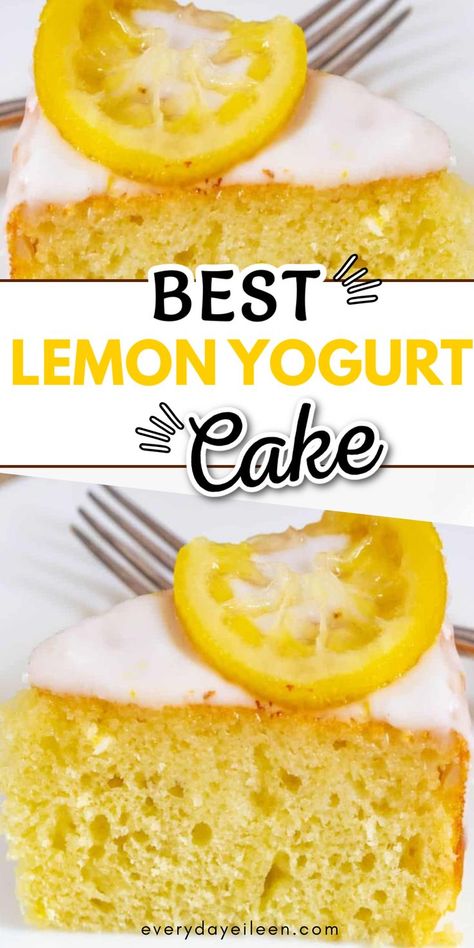 Lemon And Yoghurt Cake, Lemon Yogurt Recipe, Lemon Yogurt Cake Recipe, Gathering Recipes, Cake With Yogurt, Mothers Day Tea, Lemon Cake Mix Recipe, Lemon Whipped Cream, Lemon Yogurt Cake