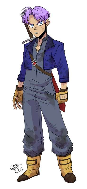 Superhero Oc Art Character Design, Future Trunks Fanart, Spencer Blair, Dbz Oc, Dragonball Art, Dbz Drawings, Manga Reference, Future Trunks, Dbz Art