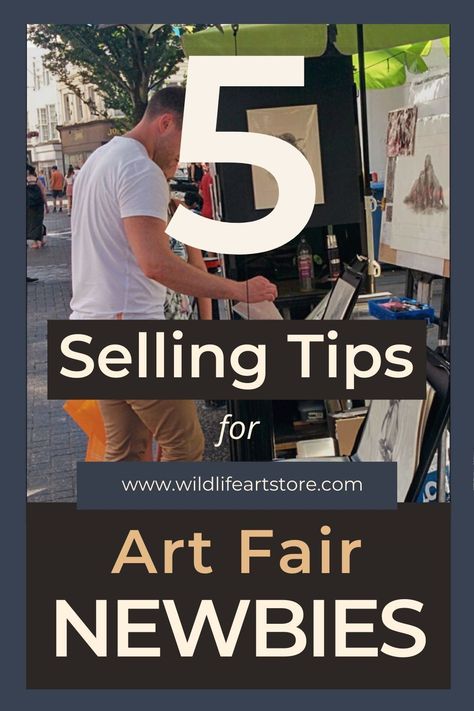 5 suoer easy selling tips for artists. Sell more at art markets and make money. Click to find out what they are and how you can usey them at craft fairs to sell more art. #MakeMoneySellingArt   #SellingArtForBeginners  #BestSellingArtIdeas   #WhereToSellArt   #WaysToSellArt  #ArtBusiness  #ArtMarketing  #ArtMarketingTips  #SellingArtTips How To Sell Your Art, How To Sell Art, Selling Art Prints, Displaying Paintings At A Craft Fair, How To Sell Art Online, Selling Photography Prints, How To Start Selling Art Online, Selling Photography, Art Fair Booth