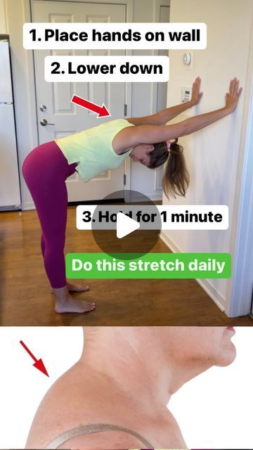 Body Stretches Flexibility, Dowager's Hump, Better Posture Exercises, Posture Correction Exercises, Forward Head Posture Exercises, Neck And Shoulder Exercises, Upper Back Exercises, 2 Couples, Neck Hump