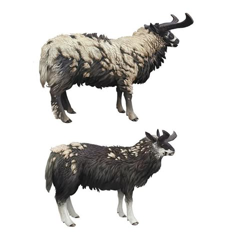 Worldbuilding Art, Dragon Food, Hybrid Art, Sheep Art, Creature Artwork, Alien Creatures, Prehistoric Creatures, Creature Feature, Mythical Creatures Art