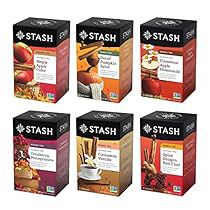 Stash Tea, Tea Varieties, Autumn Tea, Premium Tea, Tea Sampler, Spice Tea, Pumpkin Apple, Chai Spice, Chai Tea