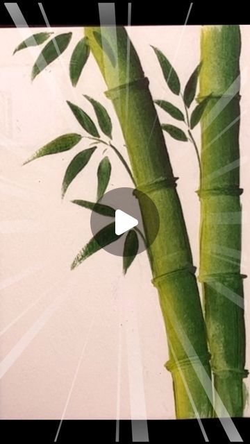 Bamboo Painting, Watercolor Tutorials, Youtube I, Watercolour Tutorials, Fabric Painting, My Youtube Channel, Youtube Channel, To Draw, Crafts For Kids