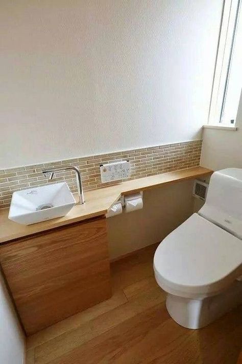 Toilet Basin Design, Basin Counter Design, Wash Basin Counter, Basin Counter, Small Toilet Design, Toilet Basin, Muji Home, Small Toilet Room, Basin Design