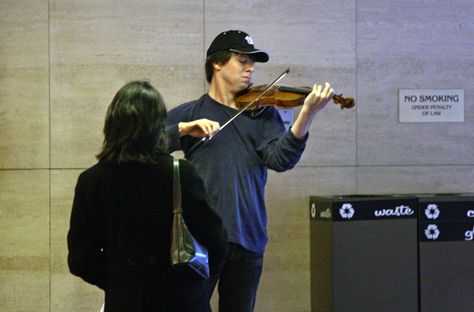 Joshua Bell is playing in the Metro again. This time, maybe you won’t pass it up. Joshua Bell, Violin Strings, New York Subway, Social Experiment, Psychology Student, Dc Metro, Knowing Your Worth, Music People, Violinist