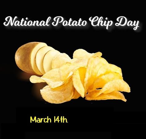 National Potato Chip Day March 14 Do you  loooooooove potato chips, as much as we do?  Yum Yum Yum,!  Today is an awesome day! National Potato Chip Day! We learn a bit about the potato chip as a special nod to my mum who was a true aficionado. FUN FACT: In Scotland and other parts of […] National Potato Chip Day, Tiny Potato, Social Media Website, Potato Chip, Seo Social Media, Potato Chips, Fun Fact, Yum Yum, Potato