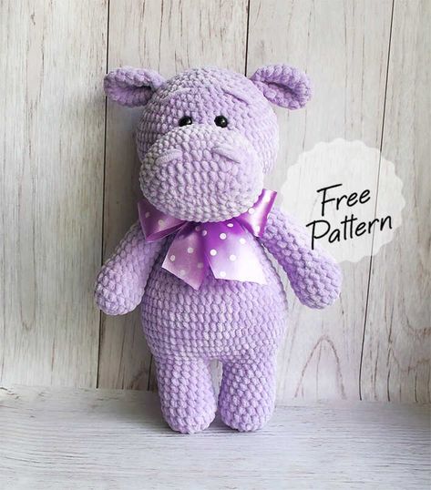 Crochet Hippo Amigurumi Free Pattern – Amigurumi Crochet Elephant Pattern, Crochet Hippo, Crochet Leaf Patterns, Crochet Teddy Bear Pattern, Amigurumi Doll Pattern, Crochet Animals Free Patterns, Crochet Teddy Bear, Crochet Elephant, Crochet Amigurumi Free