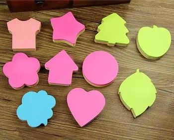 Kawaii Sticky Notes, Cute Spiral Notebooks, Crafts For Children, Girl School Supplies, Pad Paper, Office Notes, List Stickers, Star Apple, Apple Shape