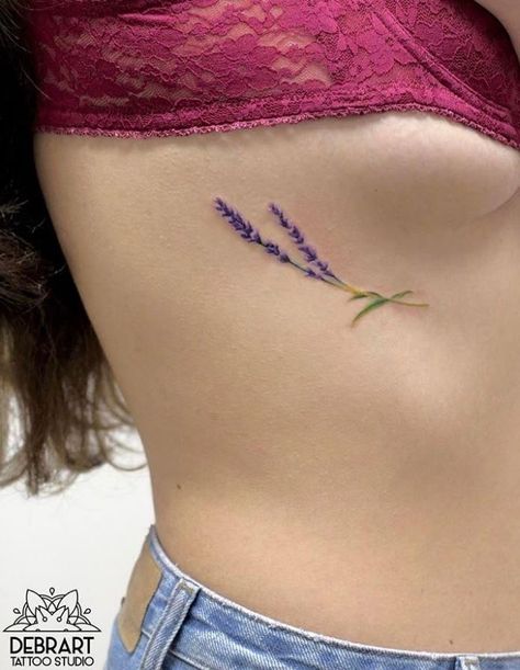 Lilac Tattoo, Tattoo Diy, Lavender Tattoo, Shape Tattoo, Muster Tattoos, Disney Tattoo, Best Tattoos, Arrow Tattoo, Diy Tattoo