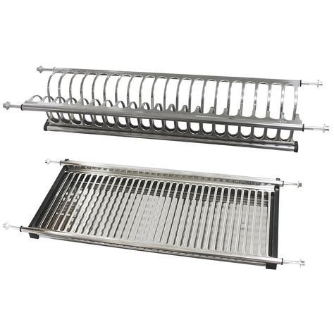 Cabinet Plate Rack, Drying Cupboard, Balcony Ideas Indian, Kitchen Sink Design, Dish Drying Rack, Plate Storage, Steel Racks, Plate Racks, Dish Rack Drying