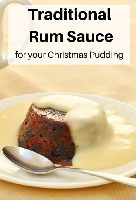 Rum Sauce For Christmas Pudding, Hard Sauce For Christmas Pudding, Christmas Pudding Sauce, Sauce For Christmas Pudding, Figgy Pudding Recipe Traditional, Brandy Sauce For Christmas Pudding, Bread Pudding Recipe With Rum Sauce, 1950 Recipes, British Christmas Pudding