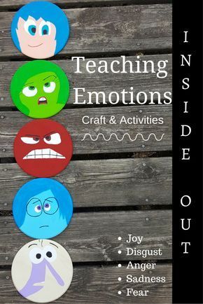 Emotions Craft, Teaching Emotions, Emotions Preschool, Pixar Inside Out, Inside Out Emotions, Curricular Activities, Emotions Activities, Social Emotional Activities, Social Skills Groups