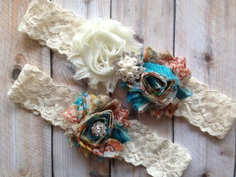 Boho Wedding Garter, Bridal Garter Set, Wedding Garter Boho, Rustic Garter, Bohemian Wedding Garter, Boho Garter Set - Etsy Western Garter, Boho Wedding Garter, Rustic Garter Wedding, Garter Set Wedding, Wedding Ring Bearer Pillow, Blue Garter, Bridal Garters Set, Crochet Headband Pattern, Shabby Flowers