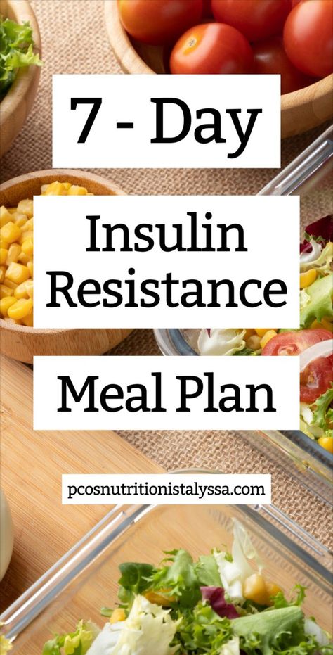 This insulin resistance diet plan offers a full 7 day meal plan with recipes and ideas to support balanced blood sugar. Find delicious insulin resistance meals and practical insulin resistance meal plan options with easy insulin resistance recipes to help make your journey manageable. Insulin Resistance Meal Plan, Insulin Resistance Meals, Insulin Resistance Diet Food Lists, Insulin Resistance Diet Plan, Insulin Resistance Recipes, Meal Plan Pdf, Best Dinner Ideas, Bariatric Diet, Day Meal Plan