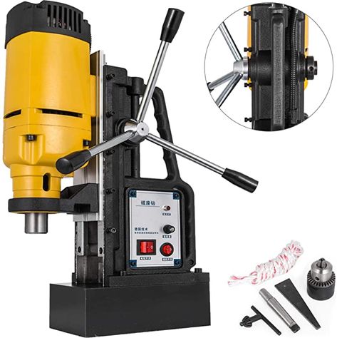 Table Drill, Fabrication Work, Magnetic Drill, Magnetic Force, Drill Presses, Metal Lathe, Machining Metal, Steel Fabrication, Drilling Rig