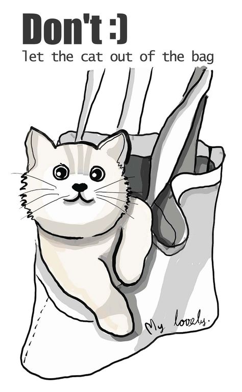 kitty, cat drawing, funny cat, cute kitty, cute cat, kitten, pet, lovely cat, cute animal, cat lover gift, cat cartoon, joke cat lover, cat lover, for kids, i love cat, little cat Cat Pen Drawing, Cat Drawing Funny, Kitty Cat Drawing, Cat In A Bag, Drawing Gifts, Bag Drawing, Drawing Funny, Cat Pen, Gifts For Cat Lovers