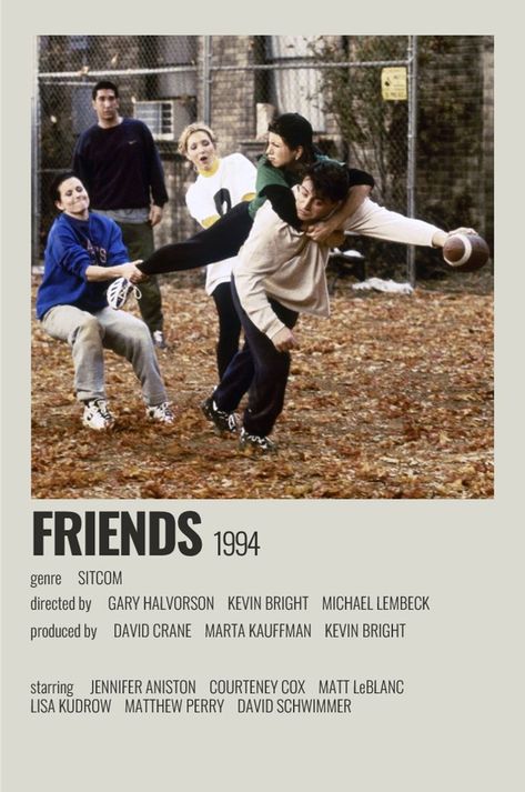 Minimalistic Polaroid Poster, Friends Sitcom, Most Paused Movie Scenes, Movie Card, David Schwimmer, Friends Poster, Friends Tv Series, Polaroid Poster, Friends Moments