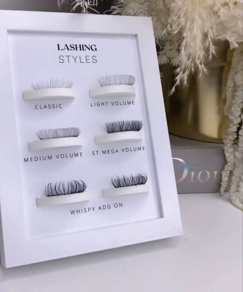 Eyelash Extension Price List Ideas, Eyelash Esthetic, Eyelash Extension Salon Decor, Eyelash Extensions Room, Eyelashes Studio Decor, Eyelash Salon Ideas, Esthetician Lashes, Permanent Cosmetics Studio, Facial Room Organization