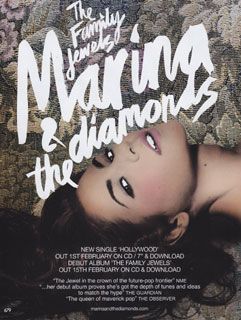 Wall Art Decor Prints, Celebrity Skin, Tour Poster, Music Poster Design, Dorm Posters, Marina And The Diamonds, Poster Room, Family Jewels, Cute Poster