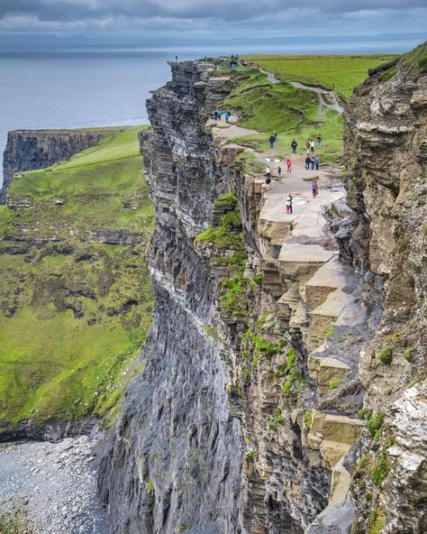 Ireland Cliffs, Unusual Perspective, Map Of Ireland, County Clare Ireland, Clare Ireland, Erin Go Bragh, County Clare, County Cork, Cliffs Of Moher