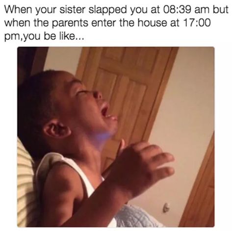 Even though you always told on her. Older Sisters: Read This Post, Then Call Your Sister And Say Sorry Brother Memes, Sibling Memes, Growing Up With Siblings, National Sibling Day, League Memes, Siblings Funny, Putao, Best Dating Apps, Sisters Funny