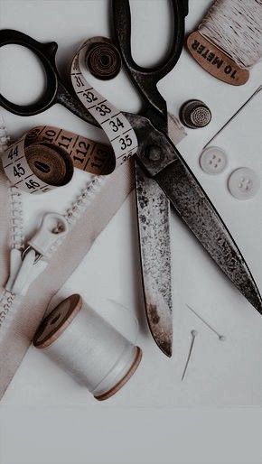 Sewing Inspiration Aesthetic, Tailor Aesthetic, Sewing Background, Tailoring Machine, Marie Currie, Insta Grid, Sewing Aesthetic, Logo Online Shop, Colorful Hairstyles