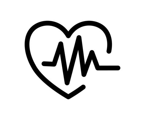 Heartbeat Logo, Line Web, Logo Icon, Heart Beat, Black Line, Logo Icons, In A Heartbeat, Vector Logo, Vector Art