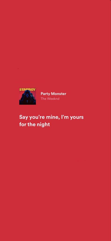 Party Monster Lyrics, Party Monster The Weeknd, Weeknd Lyrics, Party Monster, Celebrity Memes, Youre Mine, Monster Party, Just Lyrics, The Weeknd