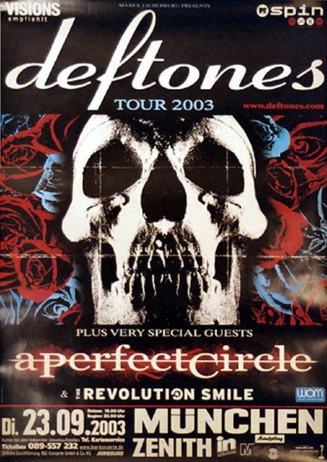 Deftones Concert, Deftones Poster, Printable Wall Poster, Rock Poster Art, Grunge Posters, Punk Poster, Poster Diy, Concert Poster, Iphone Wallpaper Photos