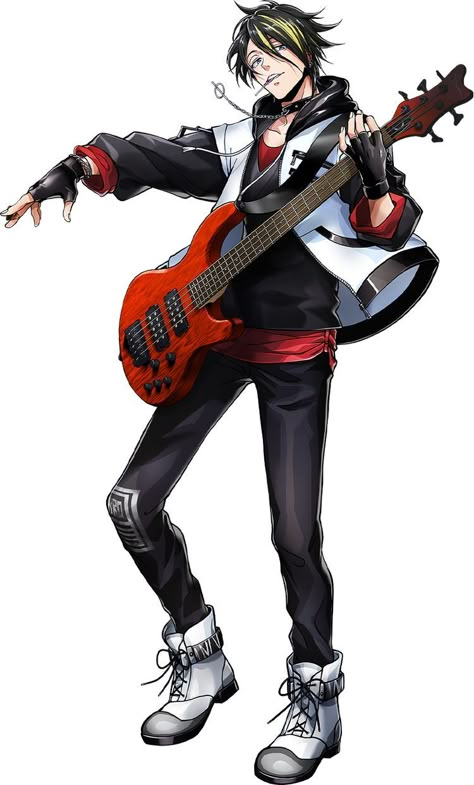 Emo Boy Anime, Cyberpunk Rpg, Rock Boys, Poses Anime, Star Illustration, Emo Art, Roleplay Characters, Star Character, Anime Male