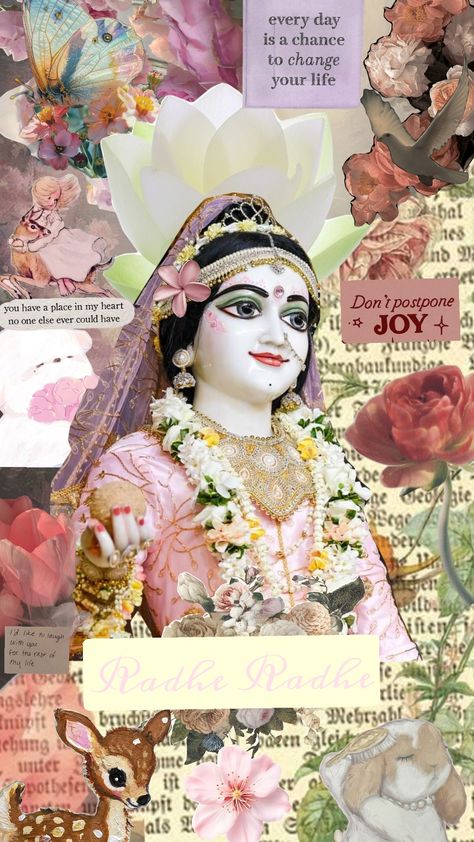 Aesthetic Radha, Radha Rani, Wallpaper Pink, Radhe Radhe, Hare Krishna, Pink, Pins