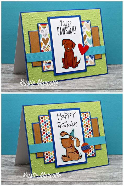 Dog Cards Handmade, Kristie Marcotte, Gift Wraps, Paper Smooches, Card Layouts, Make Cards, Paper Packs, Best Things In Life, Design Cards