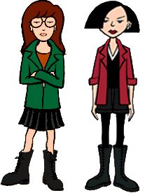 rachel & I Daria Costume, Daria And Jane, Jane Lane, Cool Cartoon Drawings, Daria Morgendorffer, Drawn Together, Halloween Ii, Diy Halloween Costumes, Cool Cartoons