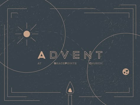 Advent Sermon Series, Advent Graphic Design, Christmas Sermon Graphic, Advent Design, Christmas Branding, Church Poster Ideas, Advent Art, Sermon Graphics, Candlelight Service