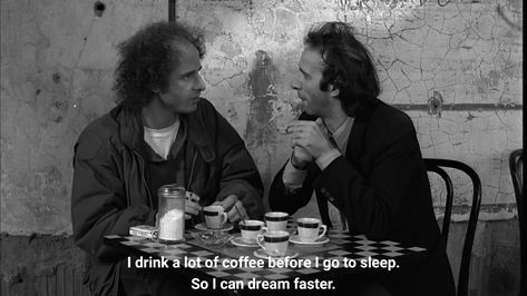 Coffee and Cigarettes (2003) Dir. Jim Jarmusch Ancient Egypt Pyramids, Jim Jarmusch, Steven Wright, Cinema Quotes, Love French, R Movie, Film Stills, Go To Sleep, Movie Quotes