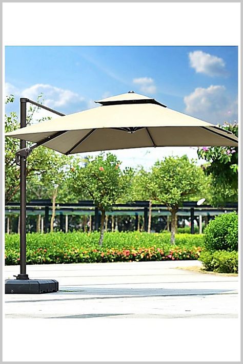 Patio Umbrellas - Not next week, not tomorrow, NOW! Discover what you need from one of the world's most reputable online store. Outdoor Umbrella Stand, Diy Outdoor Table, Umbrella Outdoor, Running Out Of Time, Cantilever Umbrella, Garden Store, Out Of Time, Market Umbrella, Outdoor Umbrella