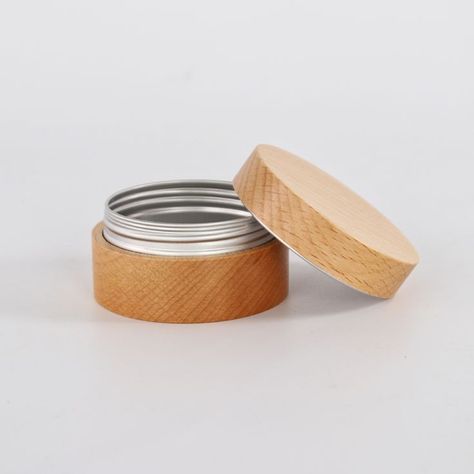 Bamboo Cosmetic Packaging, Cosmetics Design, Wood Packaging, Wooden Packaging, Jar Design, Cosmetic Design, Dishwasher Soap, Body Balm, Bath And Body Care