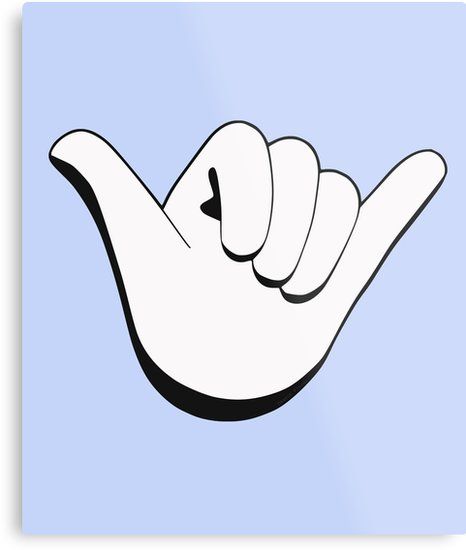 Hang Loose and enjoy this Shaka sign on a shirt, sticker, dress, or phone wallet! • Also buy this artwork on wall prints, apparel, stickers, and more. Shaka Sign, Shirt Sticker, Hang Loose, Phone Wallet, Wall Prints, Metal Prints, Wallet, Tattoos, Signs