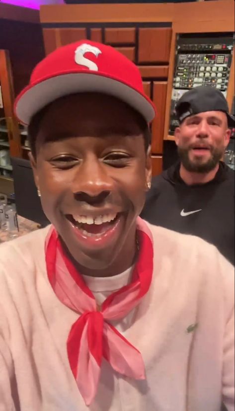 his smile Tyler The Creator Smiling, Tyler Tattoo, Wolf Haley, Tattoo Face, His Smile, Tyler The Creator, Fashion Inspo, The Creator