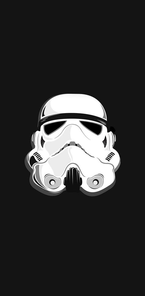 Stormtrooper Wallpapers, Full Black Wallpaper, Storm Wallpaper, White Wallpapers, Minimal Wallpaper, Wallpaper For Iphone, Star Wars Wallpaper, Storm Trooper, Star Wars Images