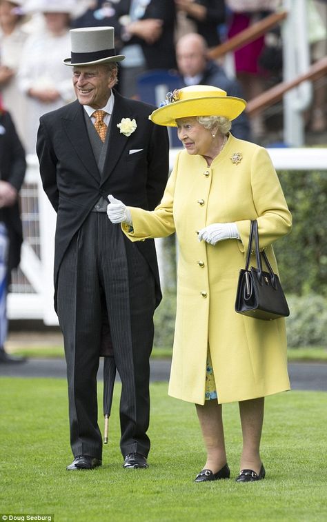 Prince Philip, left, pictured with the Queen, right, had been expected to attend the ceremony in Windsor Castle to see their son replace him as Colonel of the Grenadier Guards Prince Philip Queen Elizabeth, Queen Elizabeth Photos, Elizabeth Philip, Queen And Prince Phillip, Young Queen Elizabeth, Royal Family Portrait, Grenadier Guards, Rainha Elizabeth Ii, English Royal Family