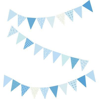 Nursery Pennant, Storch Baby, Paper Doily Crafts, Pennant Wall, Bunting Nursery, Blue Bunting, Dinosaur Wall Decals, Bible Wall Decals