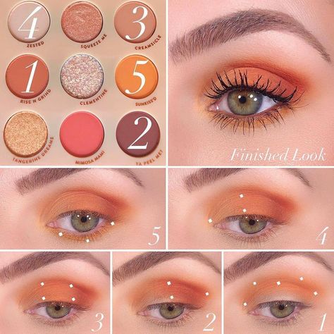 Beauty with Patty on Instagram: “Orange tones 🌋 ⭐Tonos anaranjados 🌋 MUA: @danial_barbier Ombré Orange CandyCorn eyelook😆 @colourpopcosmetics Orange You Glad? Eyeshadow…” Wedding Makeup Orange, Makeup Orange, Teknik Makeup, Soft Eye Makeup, Makeup Pictorial, Colourpop Eyeshadow, Orange Makeup, Make Up Inspiration, Korean Eye Makeup