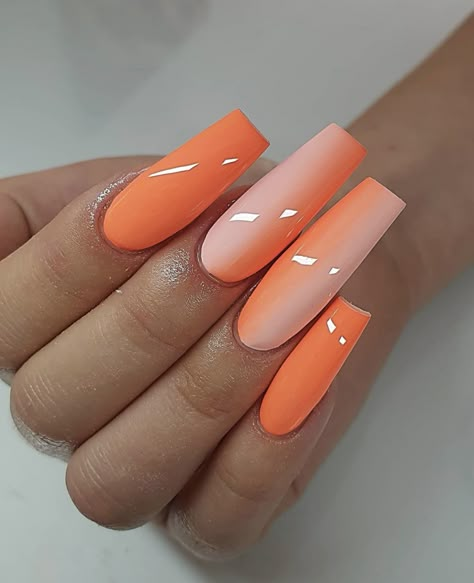 Wolverine Nails, Ombre Coffin Nails, Coffin Ombre, Ombre Coffin, Classy Almond Nails, Nail 2023, Ombre Acrylic, Nails Ombre, Nails Nude