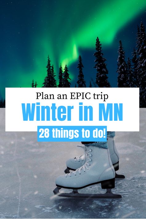 Discover the beauty of Minnesota in the winter with these top things to do Winter In Minneapolis, Minnesota Winter Activities, Things To Do In Minneapolis Winter, Things To Do In Minnesota, Minnesota Lakes, Minnesota Winter, Minnesota Travel, Northern Minnesota, St Paul Minnesota